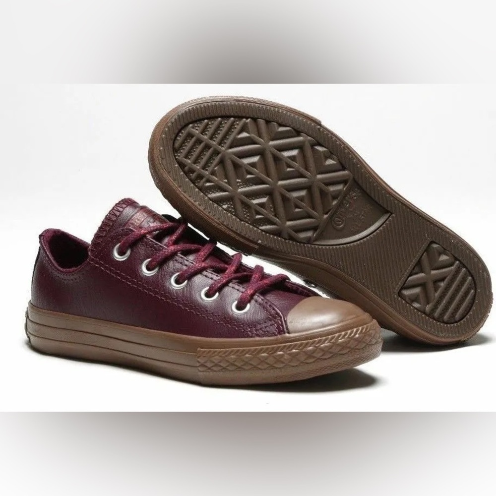 CONVERSE Leather Youth Sneakers